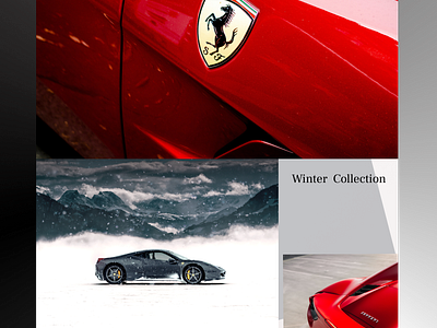 Ferrari web design advertaising branding cars ferrari ferrariitalia main fage sport cars ui uiux