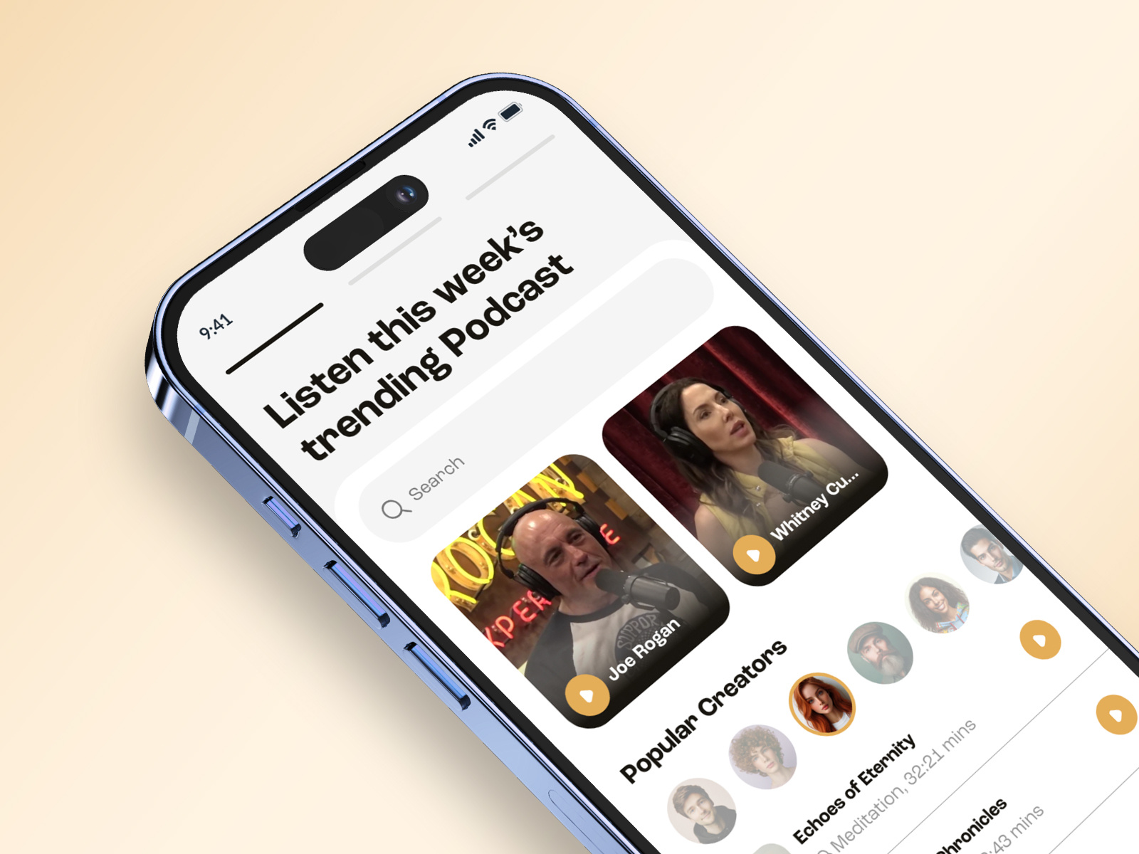 Mobile App UI Design - Podcast App audio book audio player listen listen app music music app music player playlist podcast podcast app podcast app design podcast mobile app podcast ui podcasting podcasting app song