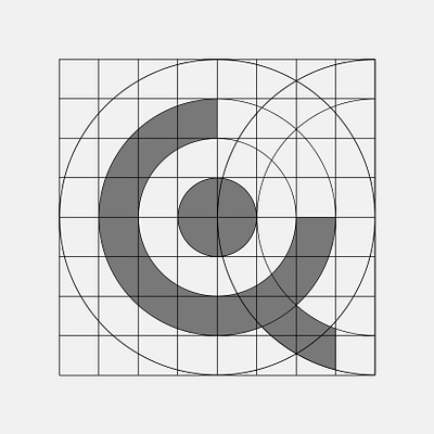 Investigate Logo brandmark design grid icon investigate logo
