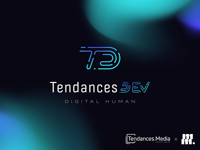 Tendances.Dev logo agency css design dev development digital graphic design html identity illustrator logo photoshop vector web