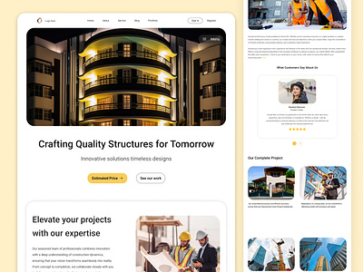 Fresh Approach to UI UX Design of Construction Websites agencylife casestudy construction creativity designinspiration freelance minimal responsive ui ui ux design userexperience ux web design webdevelopment