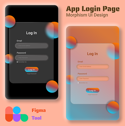 Login Page Neumorphism Design animation design figma glassy graphics illustration login page neumorphism ui ux vector