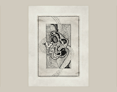 Storied Elements Etching abstract etching illustration