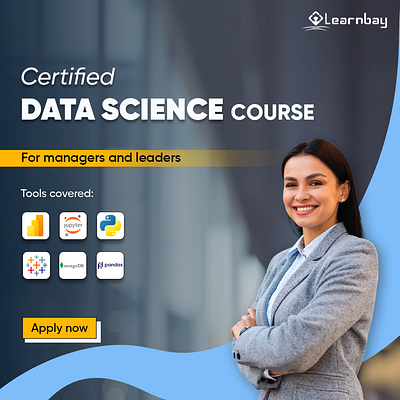 Google ad creatives for data science course branding graphic design