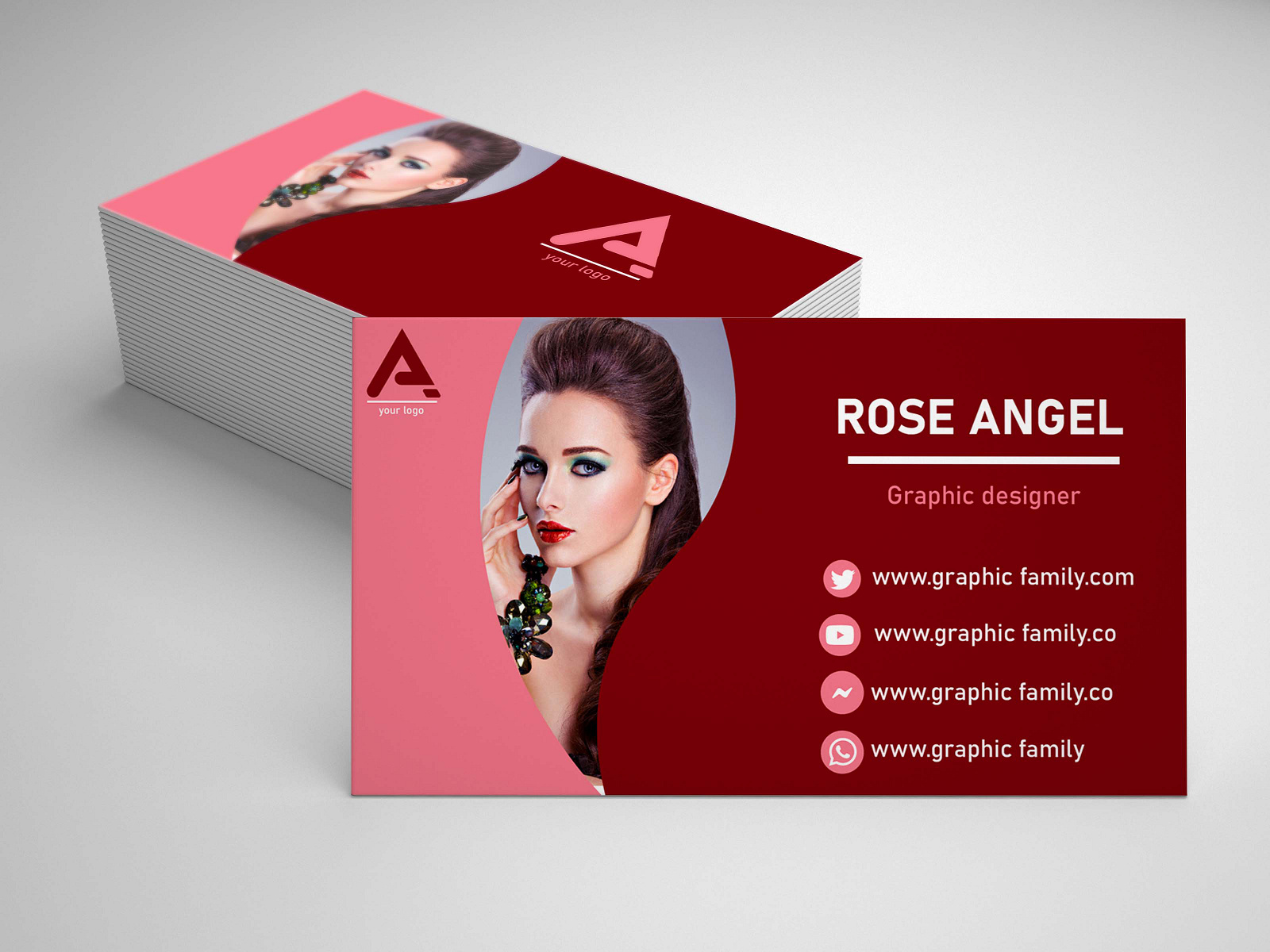 business-card-employee-card-by-hayat-kanwal-on-dribbble