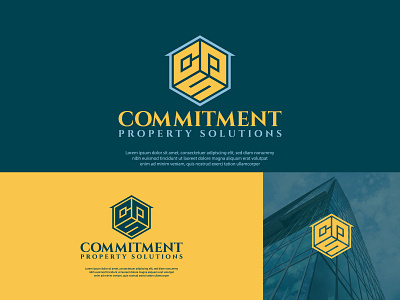 Commitment Property Solutions Logo. brand identity branding business logo commercial property logo design graphic design logo luxury property logo luxury real estate logo property development logo property logo property management logo property solution logo property solutions logo real estate logo realtor logo realty logo ui ux vector