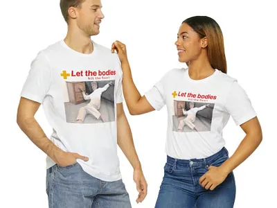 Let The Bodies Hit The Floor Shirt animation branding design graphic design illustration logo typography ux vector