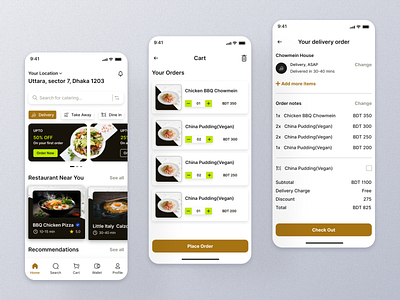 Food Mobile App UI app food mobile app mobile ui restaurant ui ux