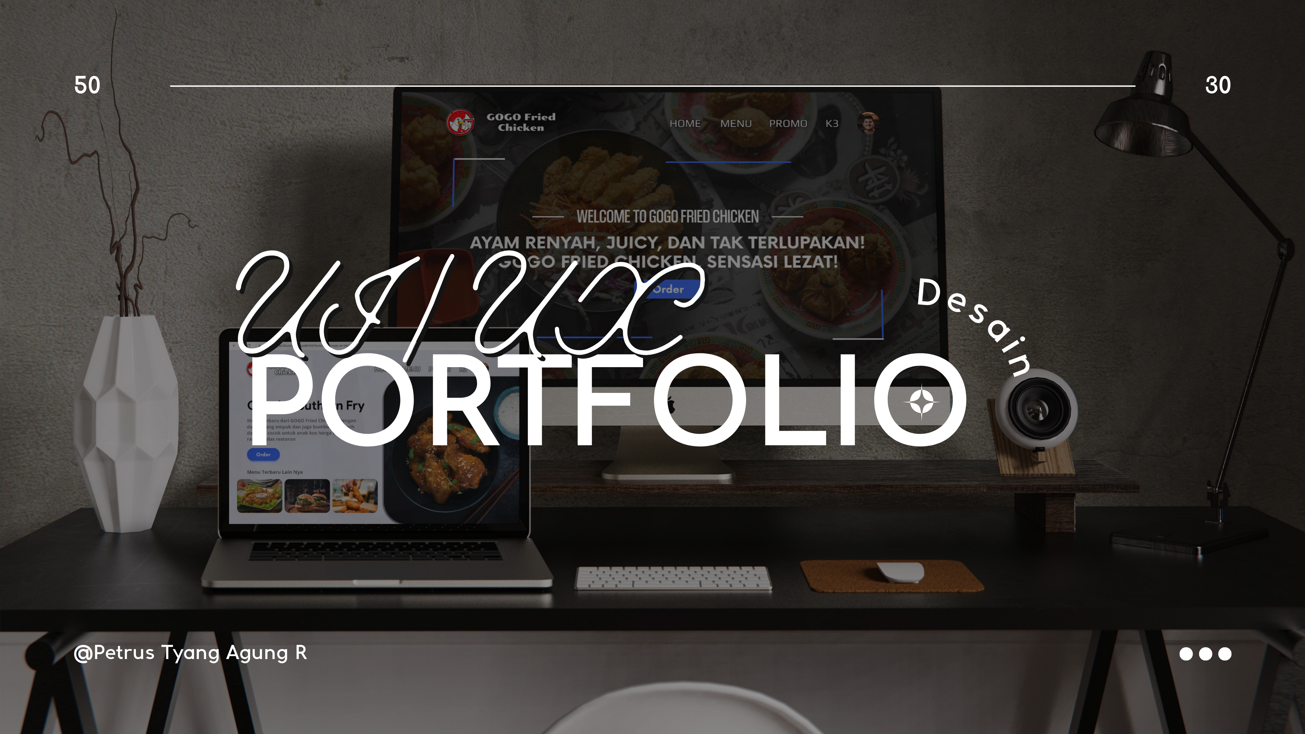 DESAIN UI/UX WEB (GOGO FRIED CHICKEN) animation branding graphic design motion graphics ui