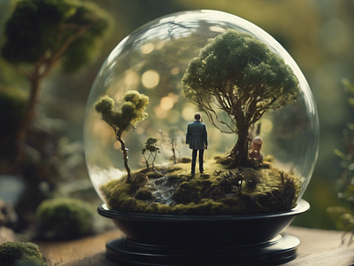 Planet in glass colb 3d ai artificialintelegence artifitial avatar beutiful bot branding colb design glass glasscolb graphic design illustration life pearson planet planetincolb tree ui