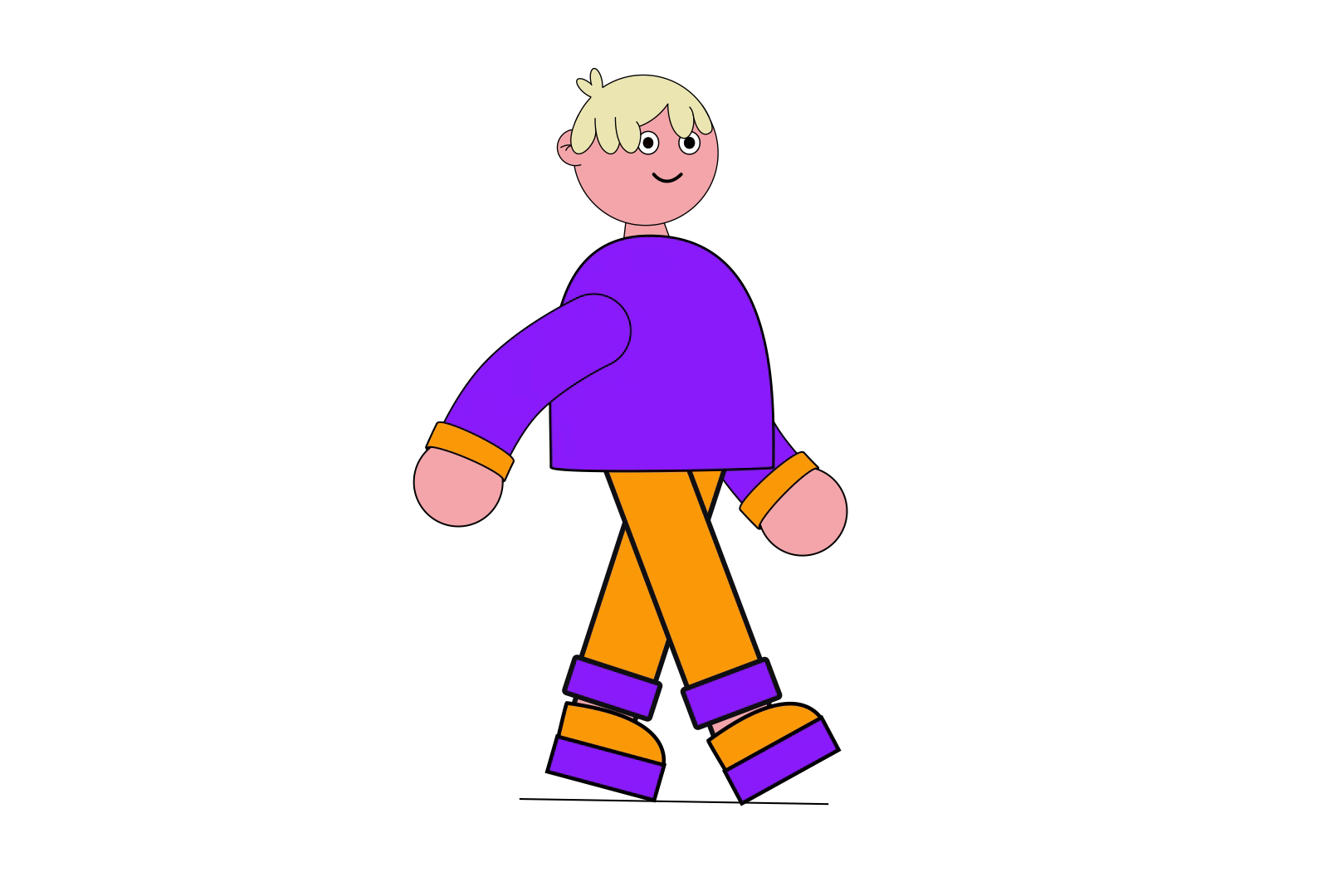 Walk Cycle Animation By Hasvanth On Dribbble Walk Cycle Animation By Hasvanth On Dribbble