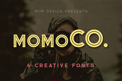 Momoco - Display Font clean creative creative fonts display display font fashion font fonts grunge grunge fonts inline inline fonts modern modern fonts sans serif stylish thin thin fonts typeface typography