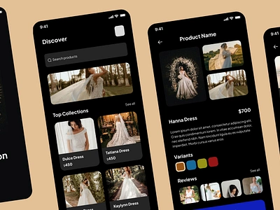 Bridal Collection animation app design bridal design design figma figma app figma app design figma design figma kit mobile app mobile app design mobile apps ui ui kit ui ux uiux uiux design uiux kit xd xd app design