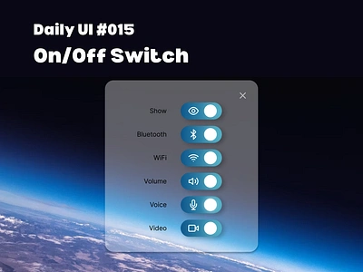 Daily UI #015 On/Off Switch daily ui daily ui 015 dailyui day 15 figma onoff onoff switch ui ui designer