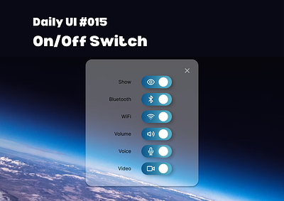Daily UI #015 On/Off Switch daily ui daily ui 015 dailyui day 15 figma onoff onoff switch ui ui designer