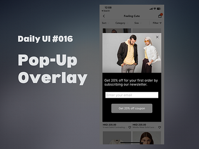 Daily UI #016 Pop-Up Overlay daily ui daily ui 016 daily ui day16 figma pop up overlay ui designer