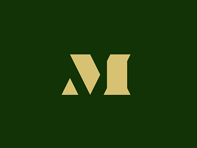 Lettermark M bold brand branding clean design icon identity letter lettermark logo logomark m mark minimal modern monogram simple symbol visual