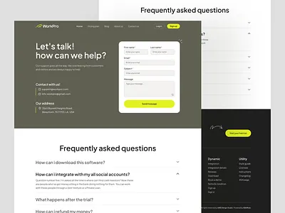 Contact Us UI Design branding contact contact us design eliteflow homepage illustration landing landing page logo minimal ui uiux uxui web design web ui webflow webflow template