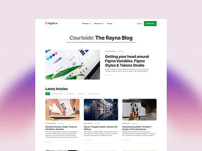 Blog Exploration - Rayna UI advertising blog design designsystem raynaui uiux