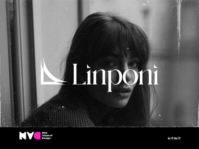 "Linponi" logo design by NVD Creative Agency brand design branding graphic design logo logo design nvd creative agency visual identity