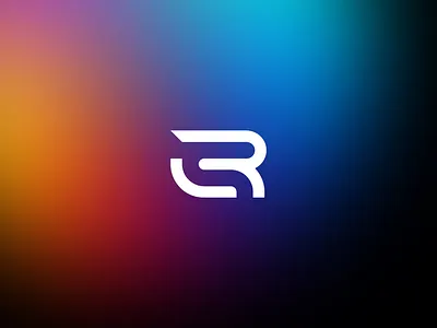 SR monogram branding clean design illustration logo logotype minimal simple typography ui