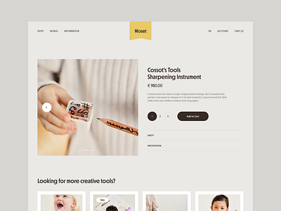 Revamp of Woset Website add to cart cart check out checkout details page ecommerce ecommerce app ecommerce business home page landing page product design saas web design website