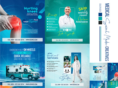 Medical Social Media Creatives । Social Media Banner graphic design hospital ads instagram banner instagram post medical post medical social media ads social media social media ads social media banner social media post