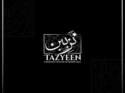 Tazyeen Logo 3d animation arabic calligraphy branding calligraphy logo graphic design logo design motion graphics ui