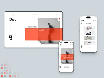 Dot. 127 app app design application ui branding design figma figma design illustration logo ui