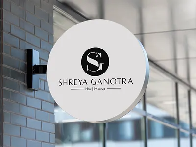 Shreya Ganotra logo branding design graphic design illustration logo logodesign salon logo typography