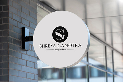 Shreya Ganotra logo branding design graphic design illustration logo logodesign salon logo typography