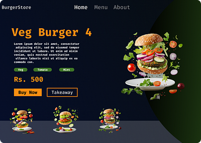 Food Order Website design design graphic design portfolio ui ux web design