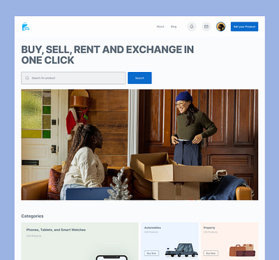 Shots from a Peer to peer ecommerce marketplace animation ecommerce ui ux web webdesign