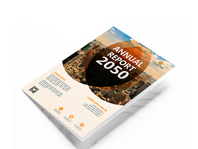 Annual Report Flyer Cover annual report cover brochure commercial corporate flyer cover design flyer flyer report leaflet marketing flyer new print design