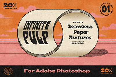 Infinite Pulp 01 for Photoshop art paper comics illustration infinite pulp 01 for photoshop paper texture photoshop retro seamless seamless background seamless paper texture seamless textures vintage