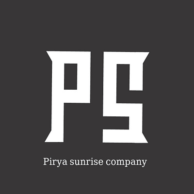 priya sunrise company branding graphic design logo
