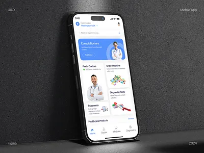 Telemedicine Mobile App UI Design app ui design appointment app booking app clinic doctor figma health center healthcare app medical app mobile app mobile app ui mobile app ui design services telemedicine ui ui design ui ux uiux ux web design