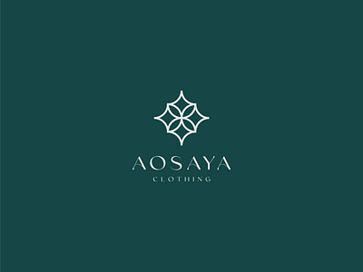 Aosaya Clothing brand logo design,minimalist,simple,modern logo artwork branding business clothing combination design fashion graphic design illustration logo minimalist modern simple vector