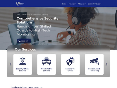 Security services security service websites ui ux web design websites
