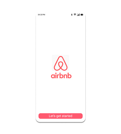 UI Animation for AIRBNB Onboarding Screens airbnb animation figma ui uidesign