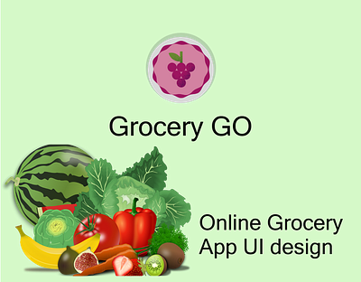 Grocery App UI Design app app design design graphic design landing page mobile app ui uiux web design