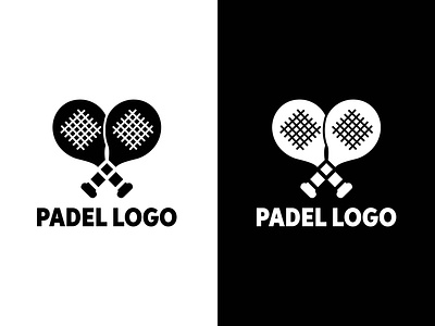 Padel Racket Logo business logo clothing creative logo flat logo graphic design logo logo design minimal logo minimalist logo padel brand padel logo racket logo react logo sports design tennis logo