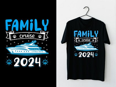 Family Cruise 2024 Typography Design beach trip tee branding cruise 2024 tee design cruise ship tee design custom tee design design family cruise 2024 family cruise holiday tee family trip tee design graphic design illustration nature lover tee gift ship tee design t shirt design trip tee design typography tee design vacation trip tee vector