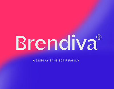 Brendiva Font Family advertising brand identity branding design font font design graphic design illustration logo logotype social media post typography ui
