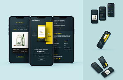 Coffee Landing Page app design landing page responsive design ui ux web application