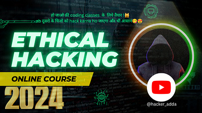 Ethical haking course branding graphic design logo