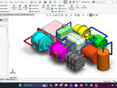 Jet Engine CAD Design 3d cad model 3d cad modeling 3d design cad design cad model compact jet model jet cad