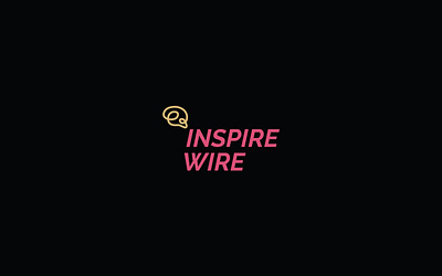 Inspire Wire Podcast Logo Design brand design branding logo logo design podcast brand podcast logo podcast logo design