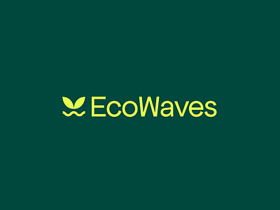 EcoWaves Branding branding logo