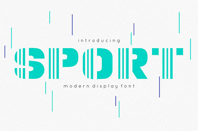 SPORT Sans Serif Display Font banner bold display game geometric headline italic logo logotype outline poster presentation sans serif sport sport sans serif display font stripe